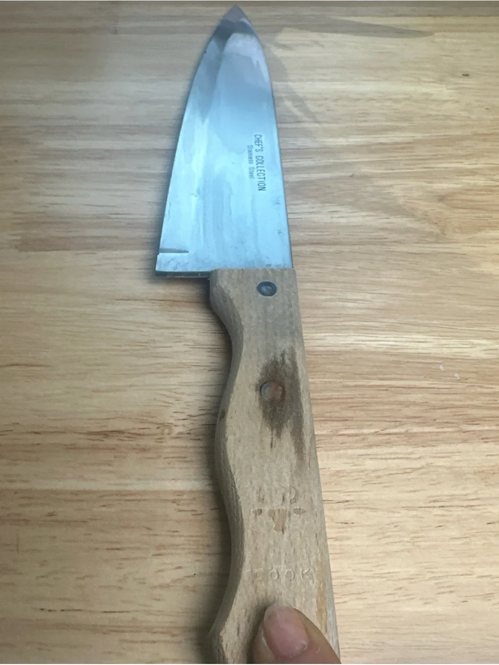 Vintage chef’s collection, stainless steel Japan cook knife 13”